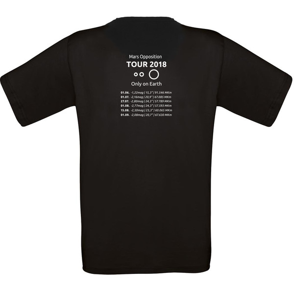T-Shirt Mars Opposition 2018 - Storlek XL svart