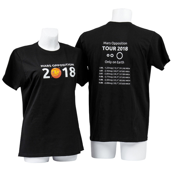 T-shirt Mars Opposition 2018 - Storlek XL svart