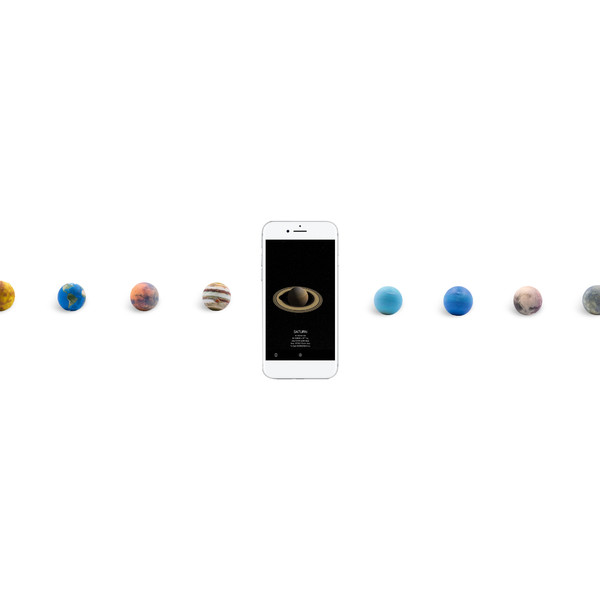 AstroReality Reliefglob Solar System Mini Set