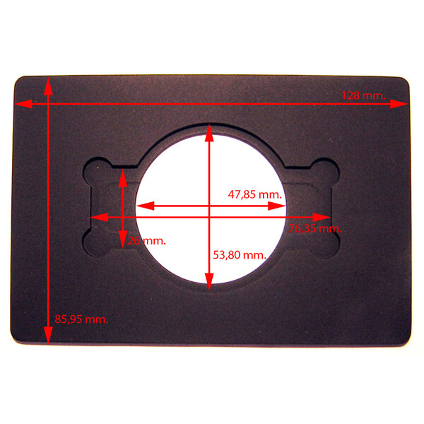 Motic Petriskålshållare Ø 54mm, med objekthållare, 26x76mm