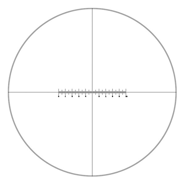 Motic Mikrometerokular WF10X/23mm, proportioneringsbestämning