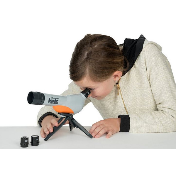 Celestron Kompakt tubkikare 30 mm med Bordsstativ för Kinder
