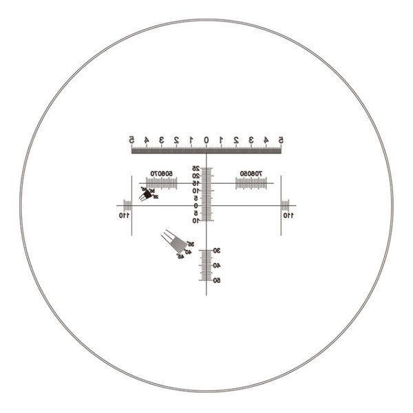 Motic Mikrometerokular WF10X/23mm, analysator för diamantproportioner