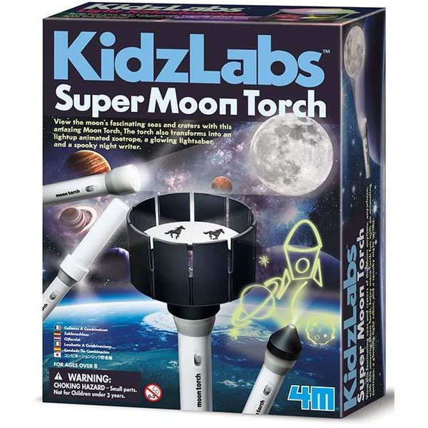 HCM Kinzel KidzLabs Super Moon Torch Månficklampa