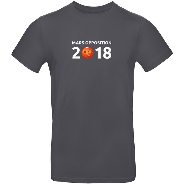 Omegon T-Shirt Mars Opposition 2018 - Storlek 3XL grå