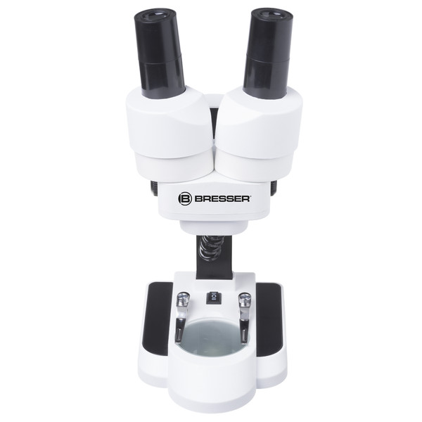 Bresser Junior Stereomikroskop Mikroskop med reflekterat och transmitterat ljus 50x