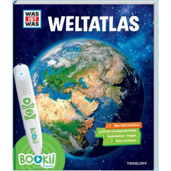 Tessloff-Verlag BOOKii WAS IST WAS Starter Set Världsatlas