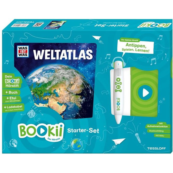 Tessloff-Verlag BOOKii WAS IST WAS Starter Set Världsatlas