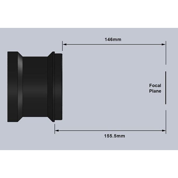 Starizona Reducerare och komakorrektor för Celestron C11/C14 SCT II LF Large Format 0.63x