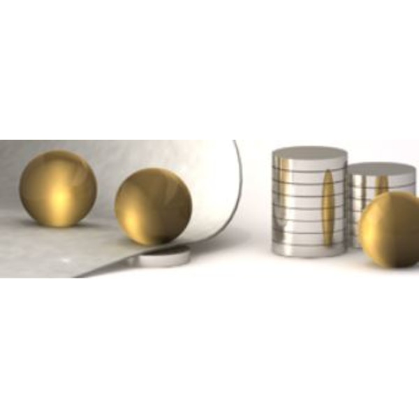 Bacher Verlag Neoballs magnetisk bollsats 54 delar guld