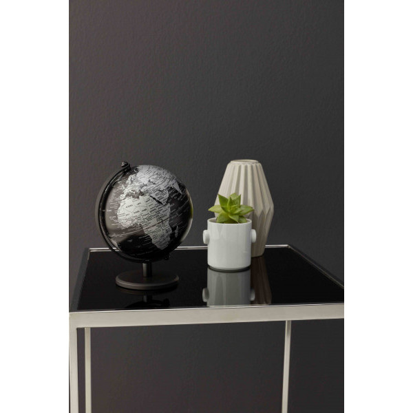 TROIKA Miniglob Gagarin Matt Black 13cm