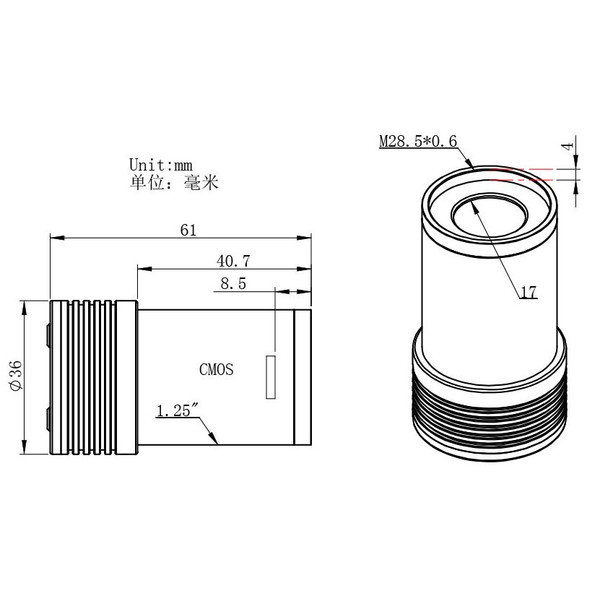 ZWO Kamera ASI 120MM Mini Mono