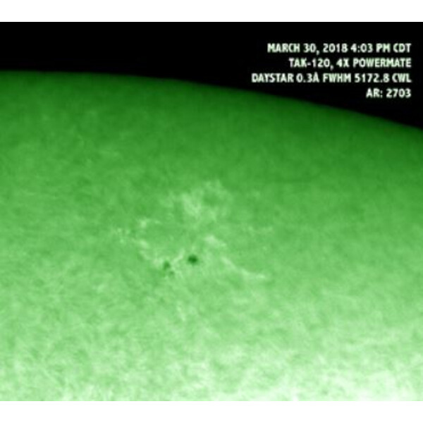 DayStar Solfilter QUARK Magnesium I (b2) line