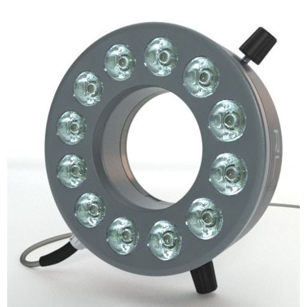 StarLight Opto-Electronics RL12-10s-24V PW, spot, ren vit (6 000 K), M12-kontakt (4-polig), Ø 66mm