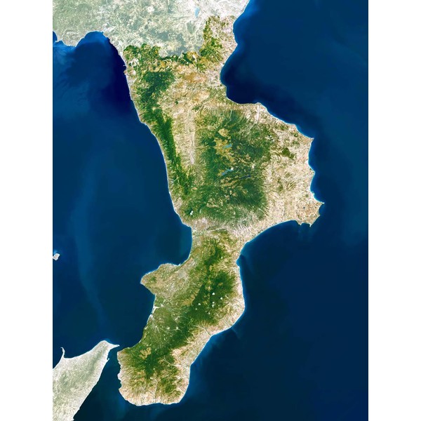 Planet Observer Regionkarta Calabria Region