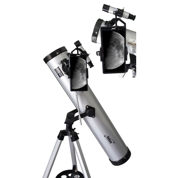 Seben 76-700 Reflektor Teleskop Big Pack + Smartphone-adapter DKA5