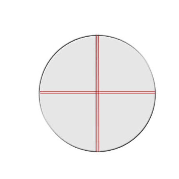 Seben Hårkorsokular Plössl 12,5 mm med belysning 1,25''