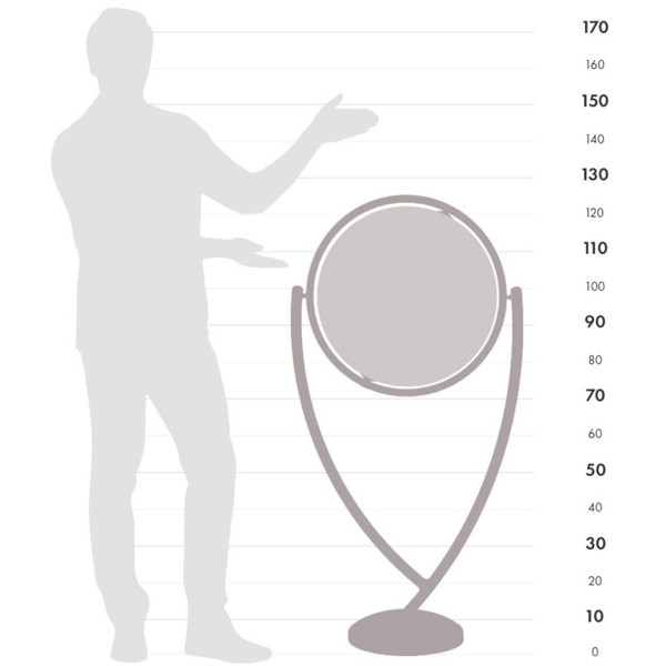 Zoffoli living Glob, golvmodell Colombo Apricot 50cm