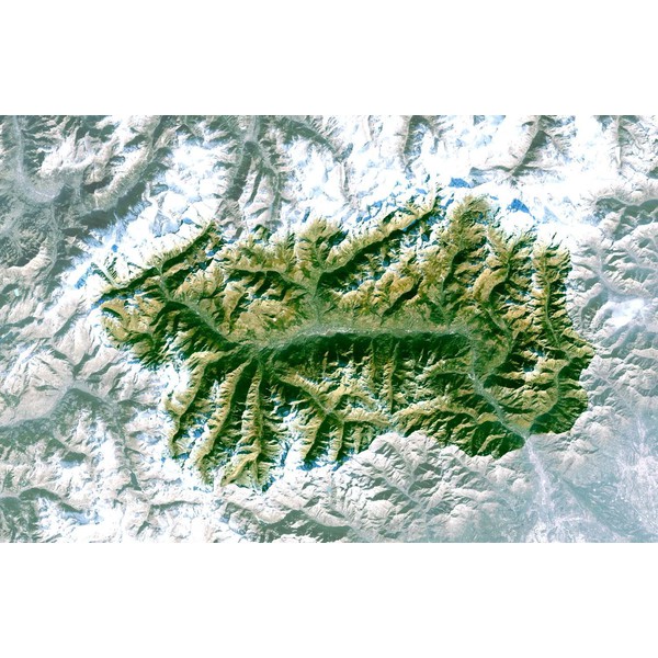 Planet Observer Regionkarta Region Valle D' Aosta