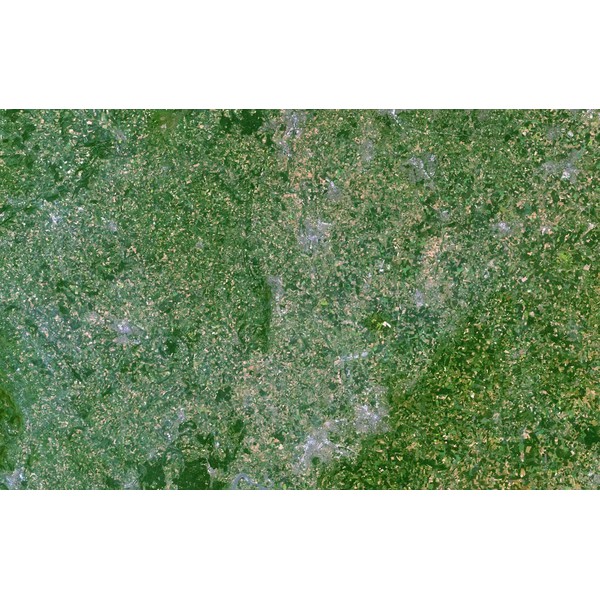 Planet Observer Regionkarta Gloucestershire Region