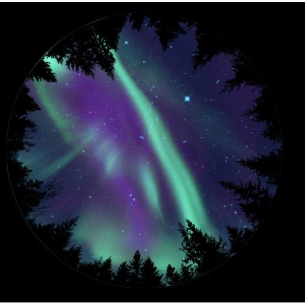 astrial Slide för Sega Homestar Planetarium Aurora Borealis Scenic