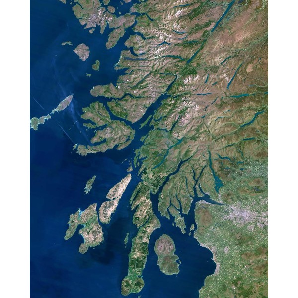 Planet Observer Regionkarta Oban & West Coast Region