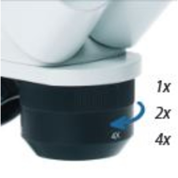 Euromex Stereomikroskop ED.1802-S, EduBlue 1x, 4x/2x/4x