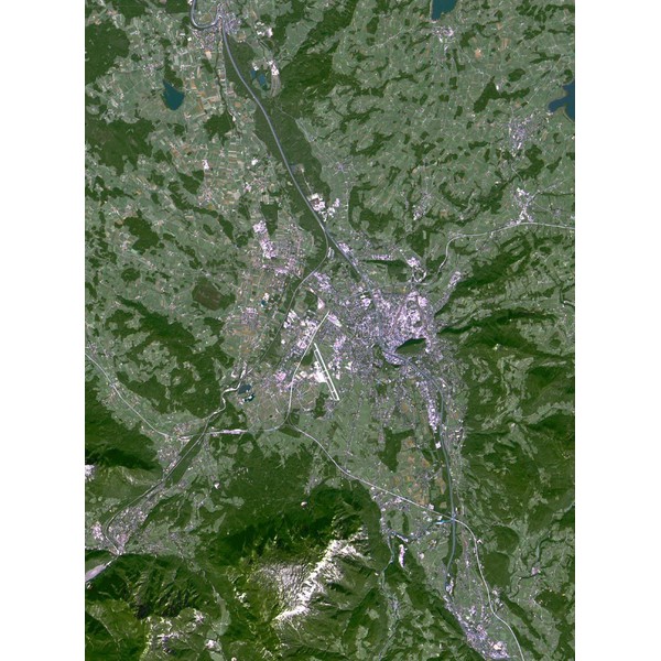Planet Observer Regionkarta Region Salzburg