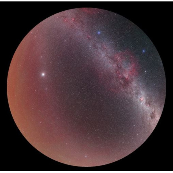astrial Slide för Sega Homestar Planetarium Himlen ovanför La Silla Scenic