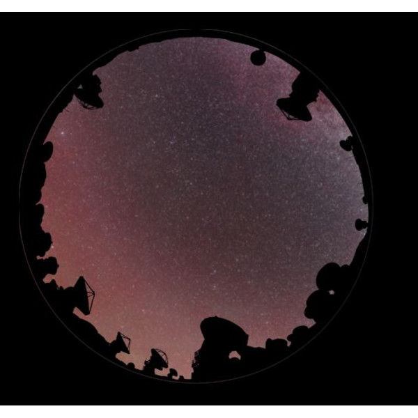 astrial Slide för Sega Homestar Planetarium Himlen ovanför La Silla Scenic