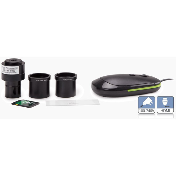 Euromex Kamera HD-Autofocus, VC.3034, color, CMOS, 1/1.9", 2 MP, HDMI, USB 2.0