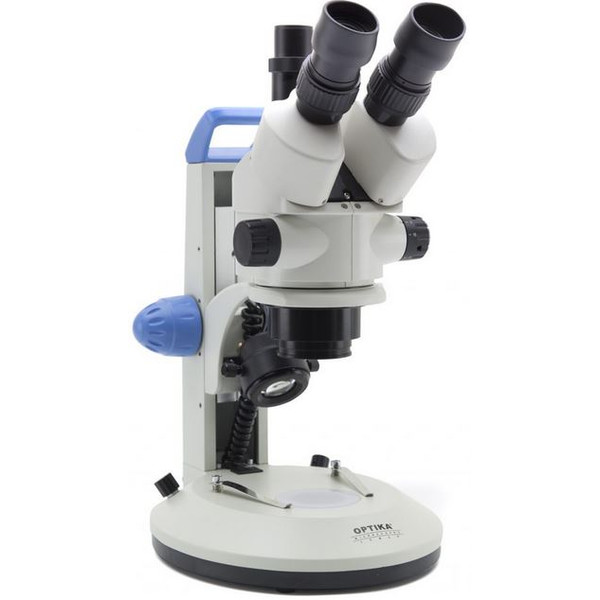 Optika Zoom-stereomikroskop LAB30, infallande och genomfallande ljus, zoom, LED, trino, 7x-45x