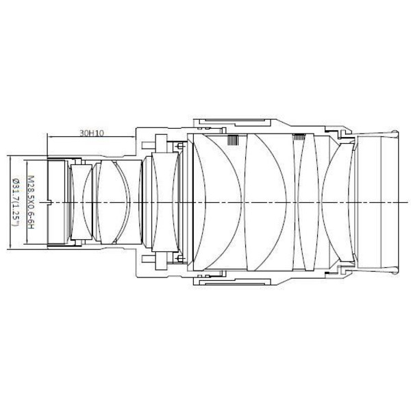 APM Okular HI-FW 12,5 mm 84° 1,25"