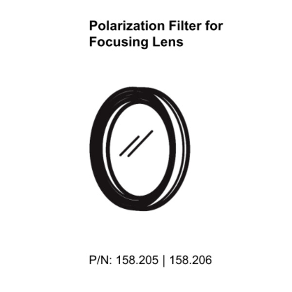 SCHOTT Polarisationsfilter för fokuseringsfäste, vridbart Ø <= 9 mm