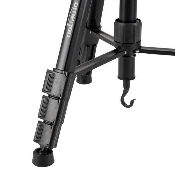 Omegon Aluminium-trebensstativ Basic 200 BL med tiltbart huvud