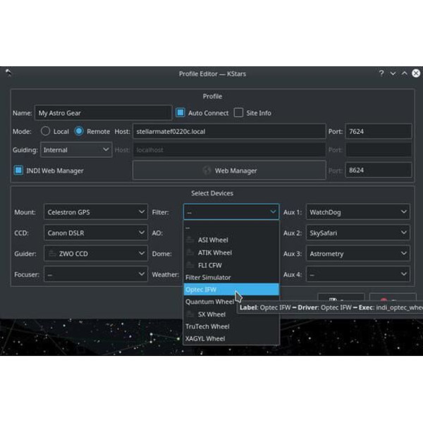 Ikarus Technologies StellarMate PLUS Dator för astrofotografering