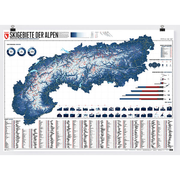 Marmota Maps Regionkarta Alpina kartan 609 skidorter