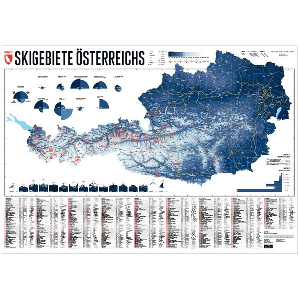 Marmota Maps Karta Österrikes skidorter