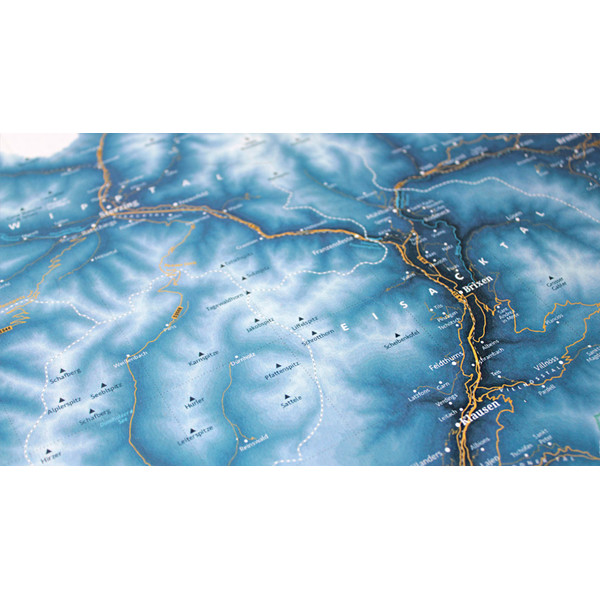 Marmota Maps Regionkarta Sydtyrolen Skidor Blå