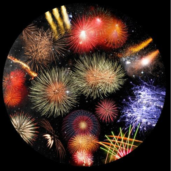 astrial Skiva för Sega Homestar Planetarium Fireworks Scenic
