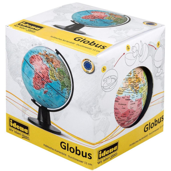 Idena Miniglob Mini-Globus politisch 11cm