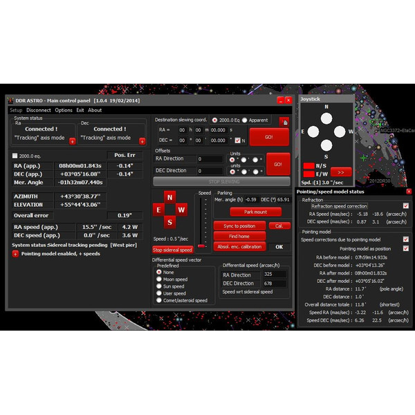 Alcor-System Montering Direct Drive Nova 200