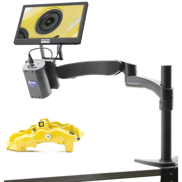Optika Mikroskop IS-03, zoom opt. 1x-14x, kamera 2MP, 11,5-tums skärm