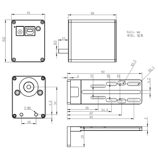 ZWO Elektronisk automatisk fokuserare EAF Standard