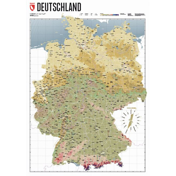Marmota Maps Karta Deutschlandkarte Atlas Retro