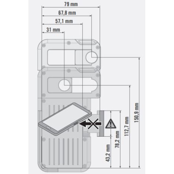 Swarovski Smartphone-adapter Sats med Adapter för VPA med Adapterring AR-S för ATX/STX