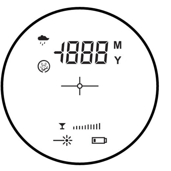 HAWKE Avståndsmätare Laserjakt 400