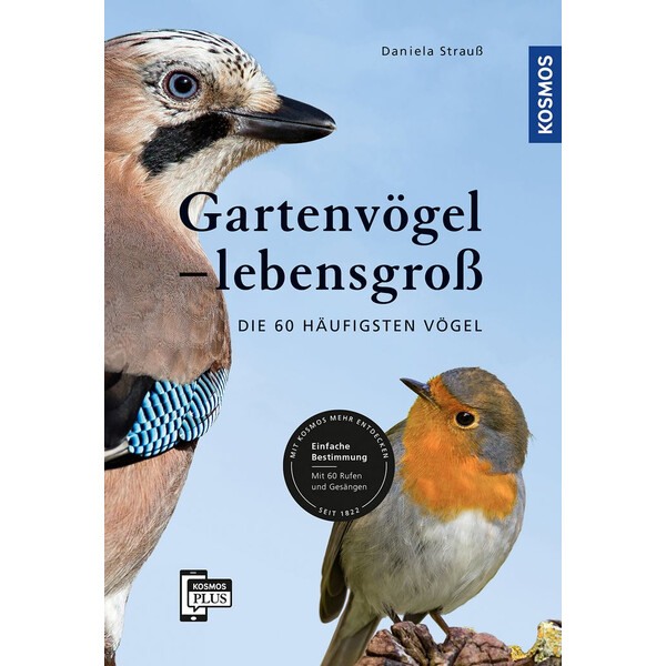 Kosmos Verlag Trädgårdsfåglar i naturlig storlek