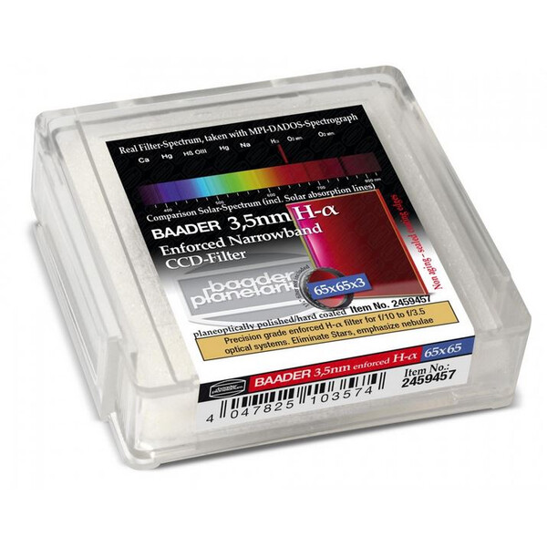 Baader Ultra-Narrowband 3,5nm H-alpha Filter 65x65mm
