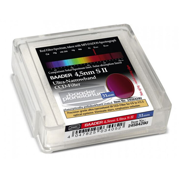 Baader Ultra-Narrowband 4,5 nm S II Filter 31 mm